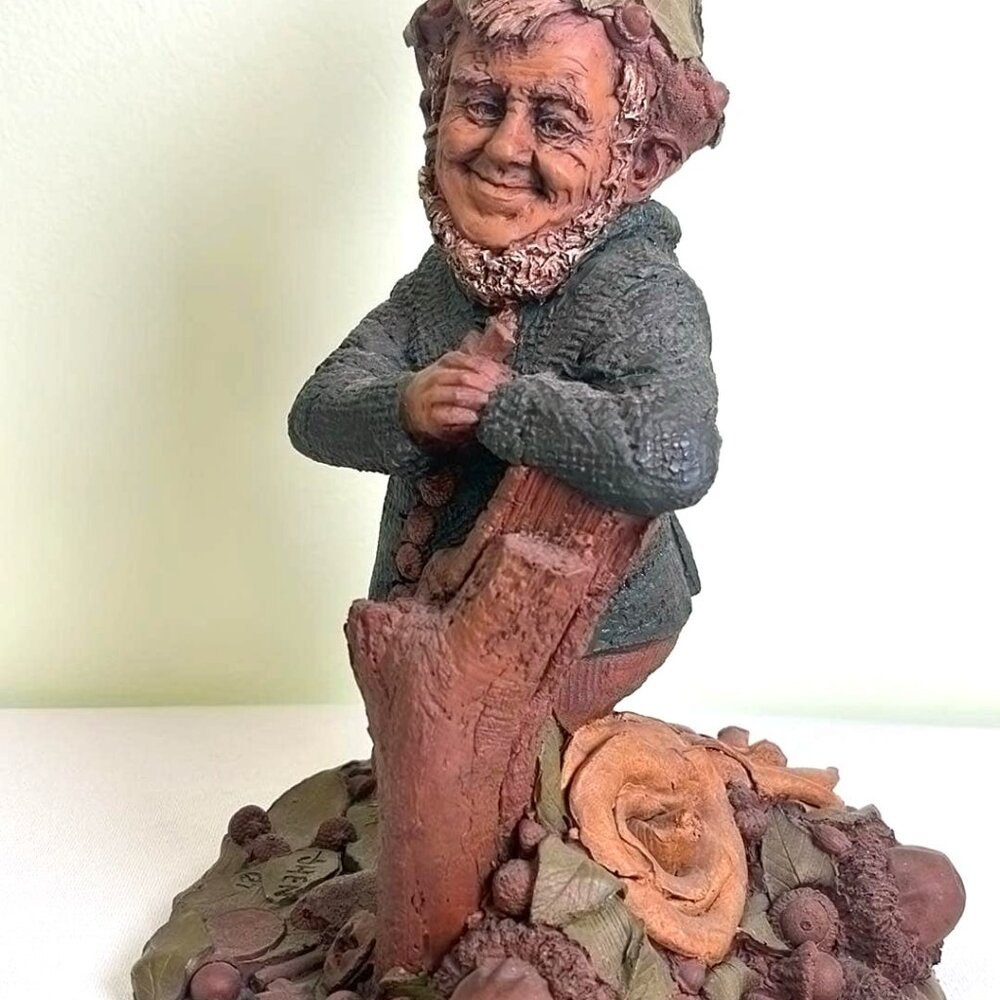 1984 Cairn Studios Shen Gnome Figure by Tom Clark Hand Signed Cottage Fairy Whim